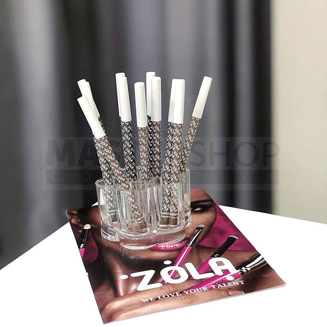 

Пудровый карандаш для бровей ZOLA blond светло-коричневый