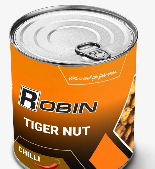 

Тигровый орех целый Robin 200ml ж/б Перец Чили