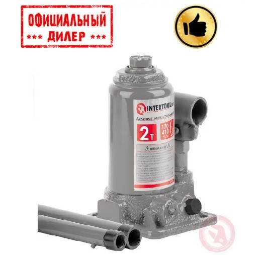 

Домкрат "столбик" 2-х штоковый 2 т INTERTOOL GT0031