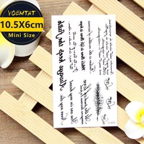 

Временное водостойкое тату 10,5x6см