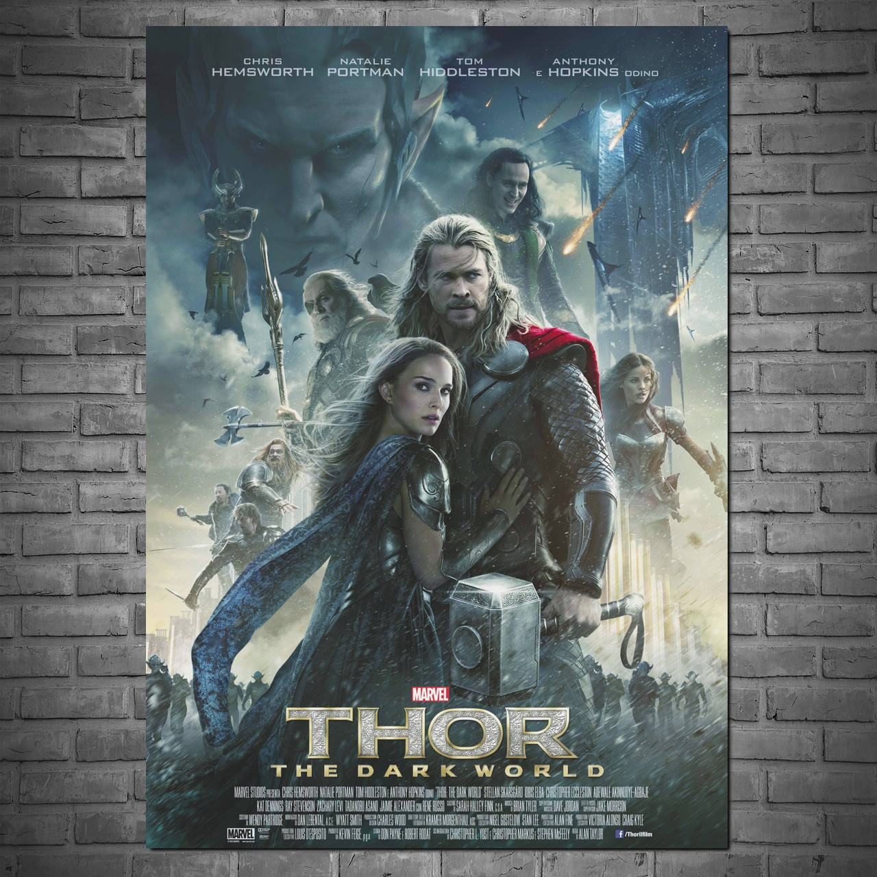

Плакат "Тор, Тёмный мир, главные персонажи, Thor, Dark World" (артикул 0026)