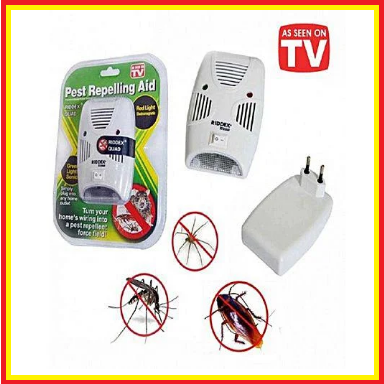 

Электронный отпугиватель грызунов и насекомых Pest Repelling Aid,электромагнитный отпугиватель грызунов Зелены