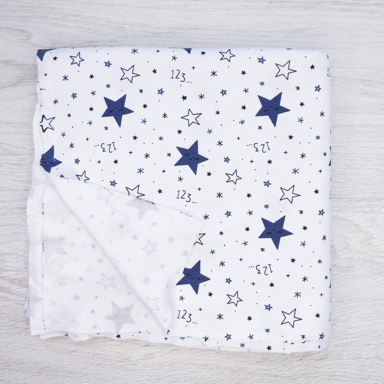 

Интерлок Звезды космос Трикотажная ткань