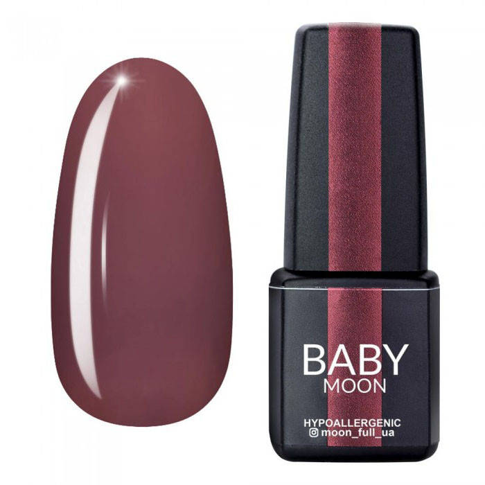 

Гель-лак Baby Moon Burgundy №02, 6 мл (горький шоколад)