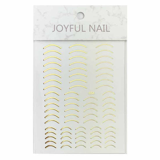 

Гибкая лента для дизайна "Лунка" золото