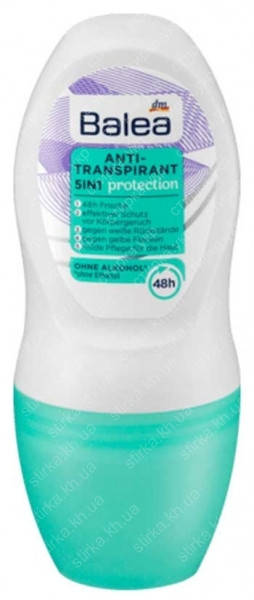 

Balea Anti-transpirant 5in1 Protection Женский шариковый антиперспирант 5 в 1 50 мл