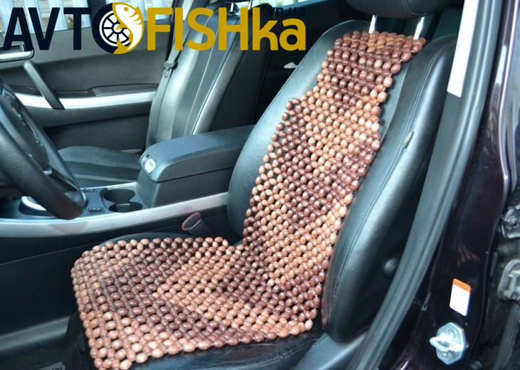 

Деревянная массажная накидка на сиденье автомобиля (нелакированая)