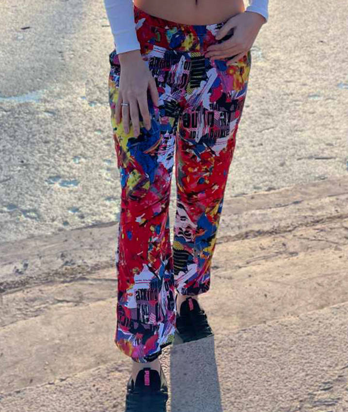 

Женские летние штаны внизу на резинке, султанки женские летние