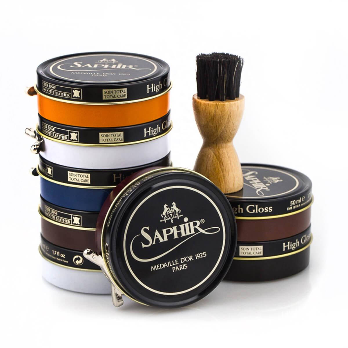 

Крем для обуви Saphir Medaille D'or Pate De Luxe 50/100 мл, Черный