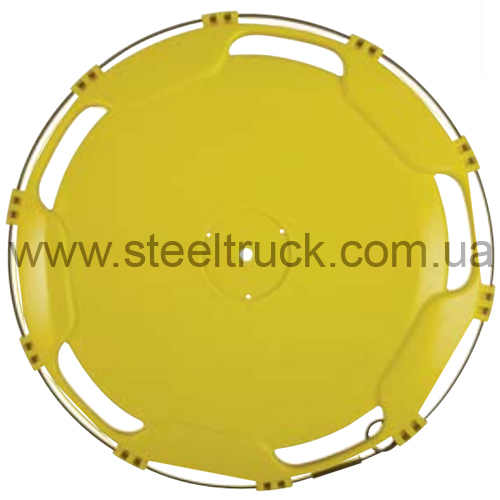 

Колпак колеса 22,5 (пластик) ЖЕЛТЫЙ, задний