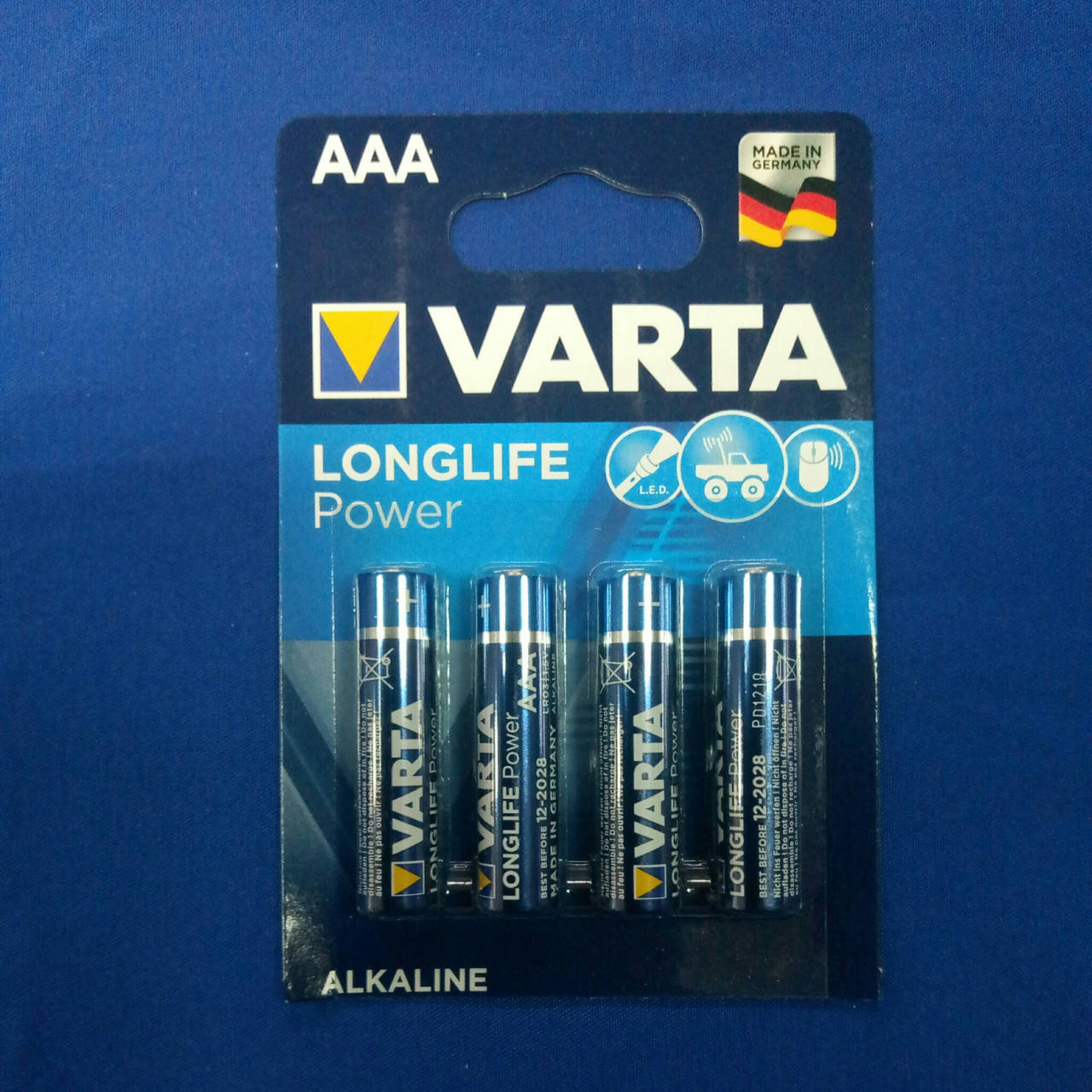 

Батарейка мини-пальчиковая Varta LongLife Power LR03 ( 4шт. )