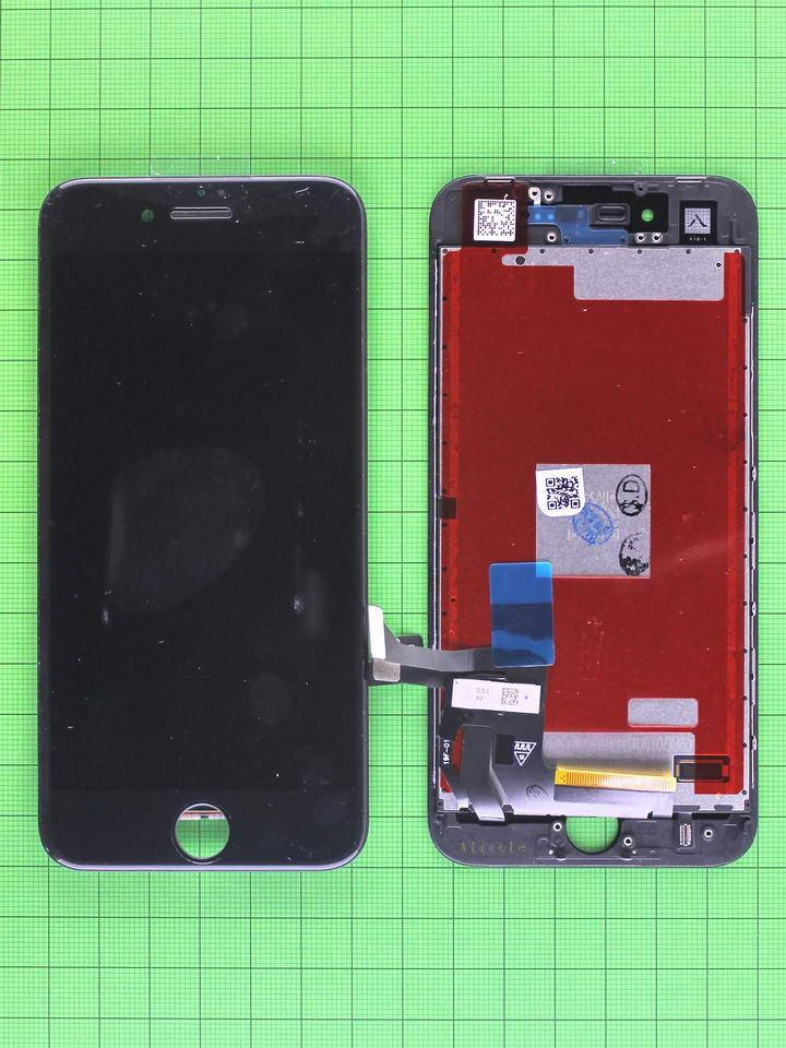 

Дисплей iPhone 8 з сенсором, чорний copyAA (OLD TM), Черный