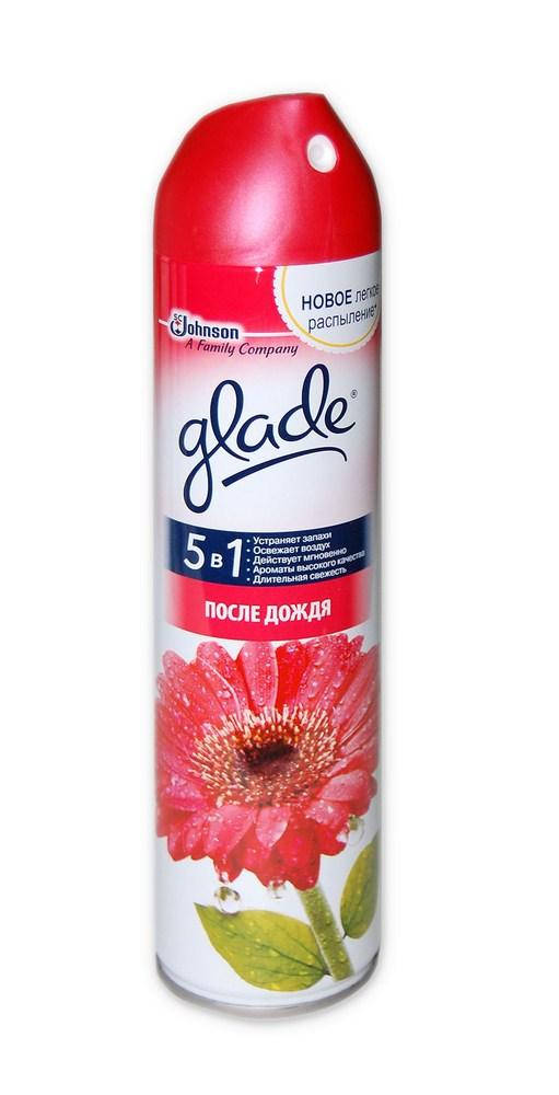 

Освежитель воздуха аэрозольный Glade 300 мл После дождя