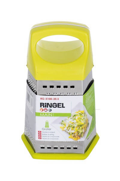 

Тёрка 6-сторонняя Ringel Main 20.5 см, RG-5100-20.5 Шестигранная., Зелёный