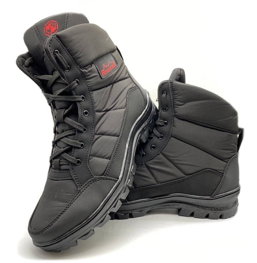 

Ботинки берцы зимние мужские черного цвета 40 размер, Черный