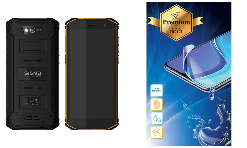 

Защитная пленка Armor Premium на экран Sigma mobile X-treme PQ36, Прозрачный