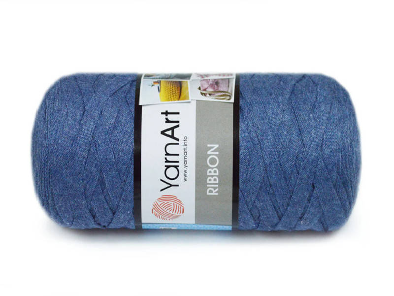 

YarnArt Ribbon, Джинс №761, Синий