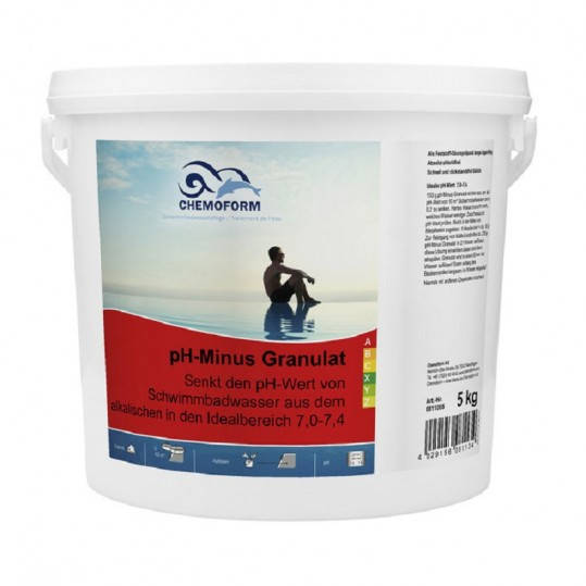 

Регулятор pH воды для бассейна Chemoform pH-Regulator Minus (гранулы 5кг)