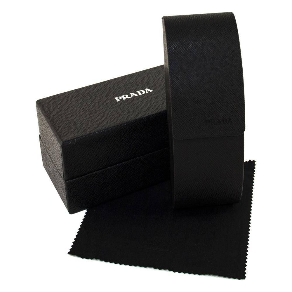 

Брендовый футляр Prada на магните для солнцезащитных очков оправ F 22 черного цвета, Черный