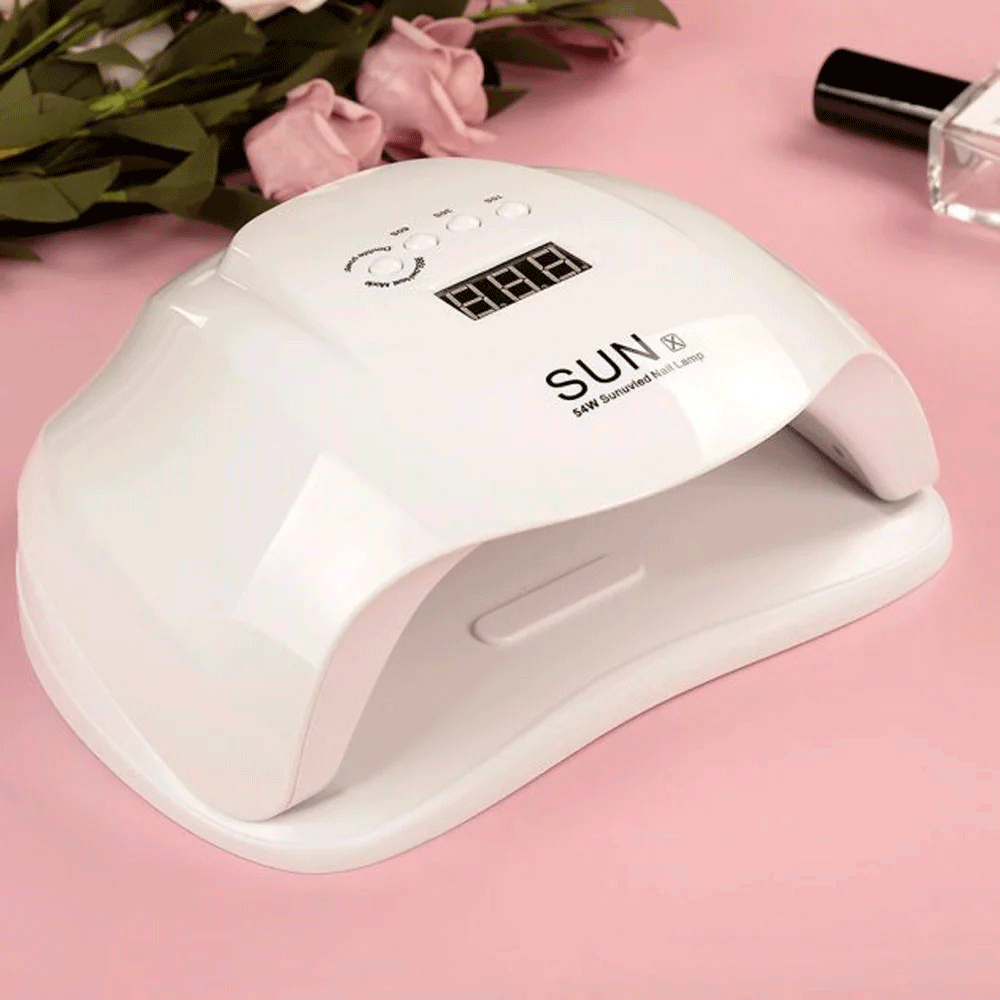 

Лампа для маникюра UV Lamp SUN X 54 Вт / Лампа для ногтей / Лампа для гель лака, Белый