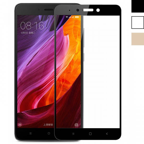 

Защитное стекло для Xiaomi Redmi Note 4x на весь экран 5д стекло на телефон сяоми редми нот 4х черное NFD, Черный