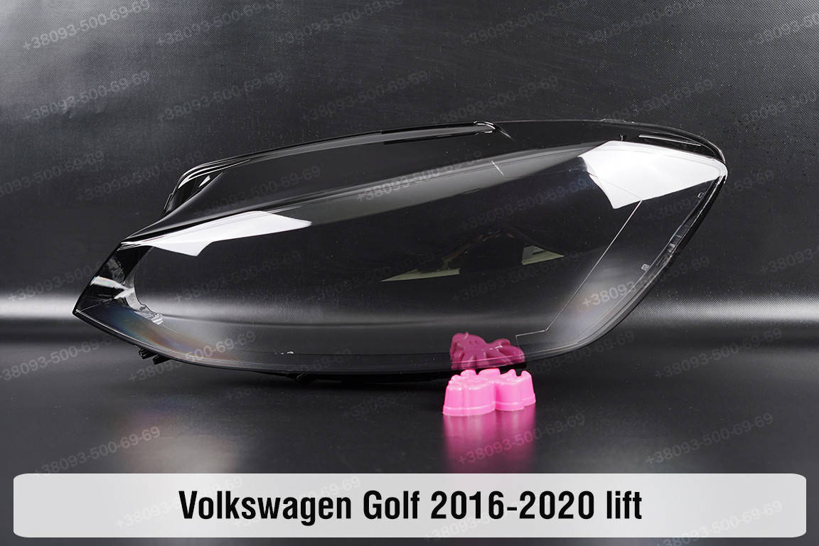 

Стекло фары VW Volkswagen Golf Mk7 (2016-2020) VII поколение рестайлинг левое