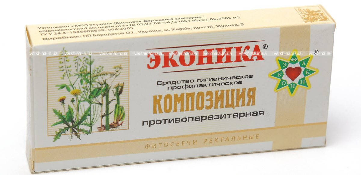 

Свечи "Эконика" противопаразитарные 10 шт