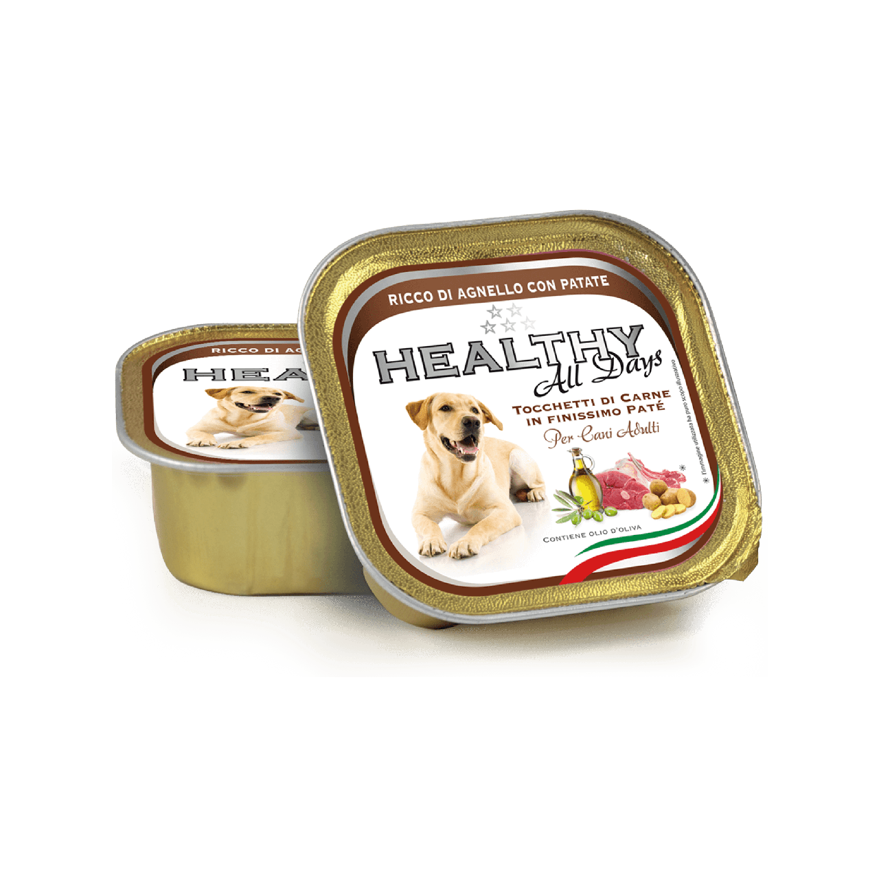 

Влажный корм для собак HEALTHY All Days паштет с кусочками ягнёнка и картошки 0.150 г за 11 шт