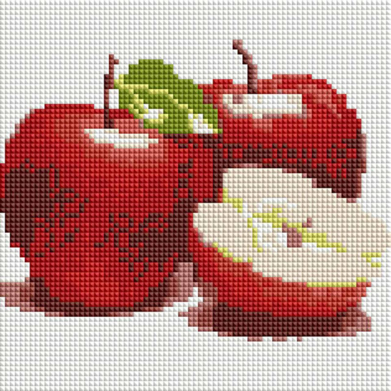 

Алмазная мозаика ColorArt 20х20 Яблоки DD1210