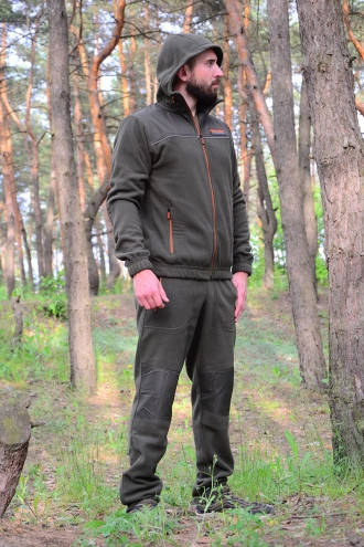 

Костюм флисовый с капюшоном Carpe Diem Best Friend Olive М, Оливковый