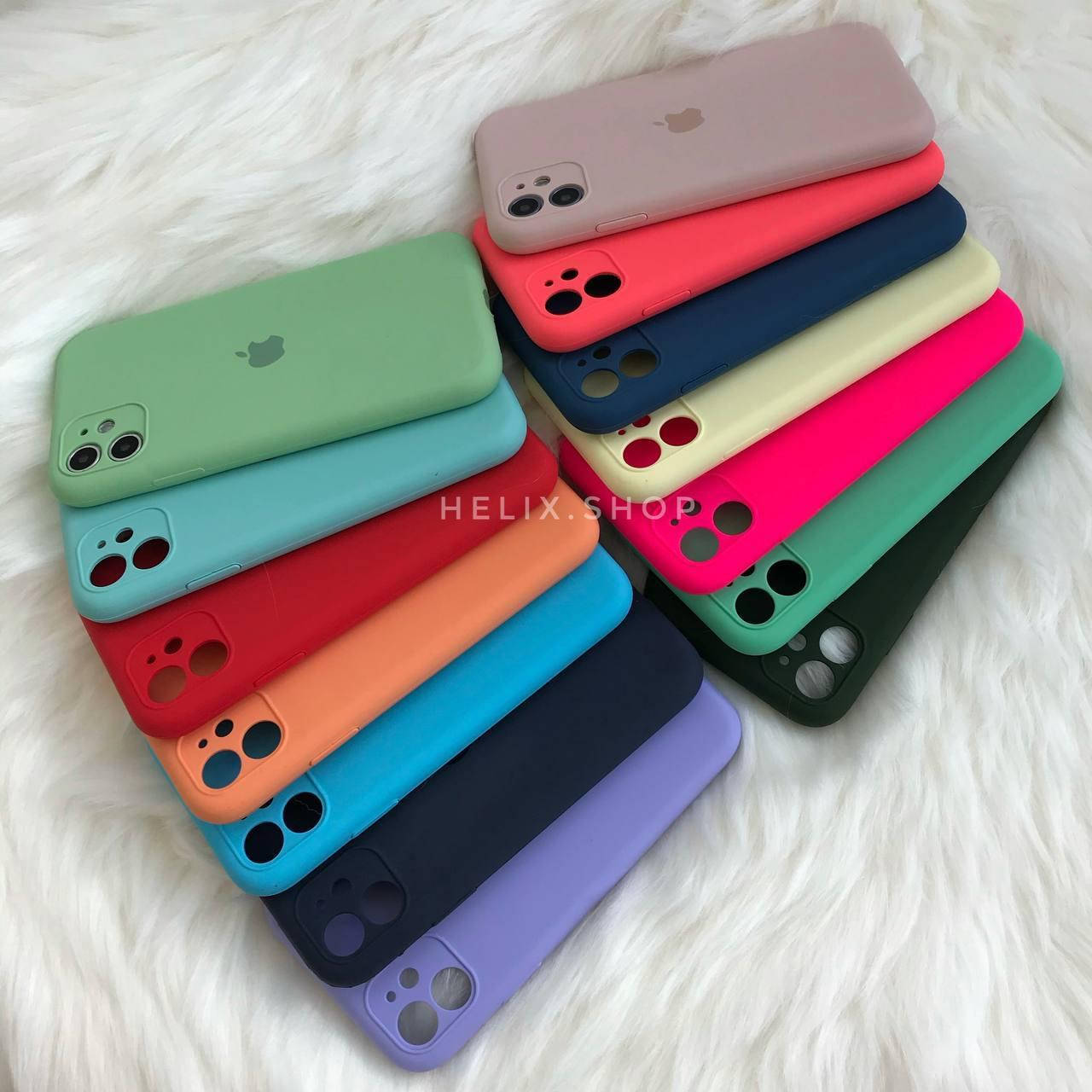 

Силиконовый чехол на iPhone 11 с закрытой камерой, silicone case full camera 6