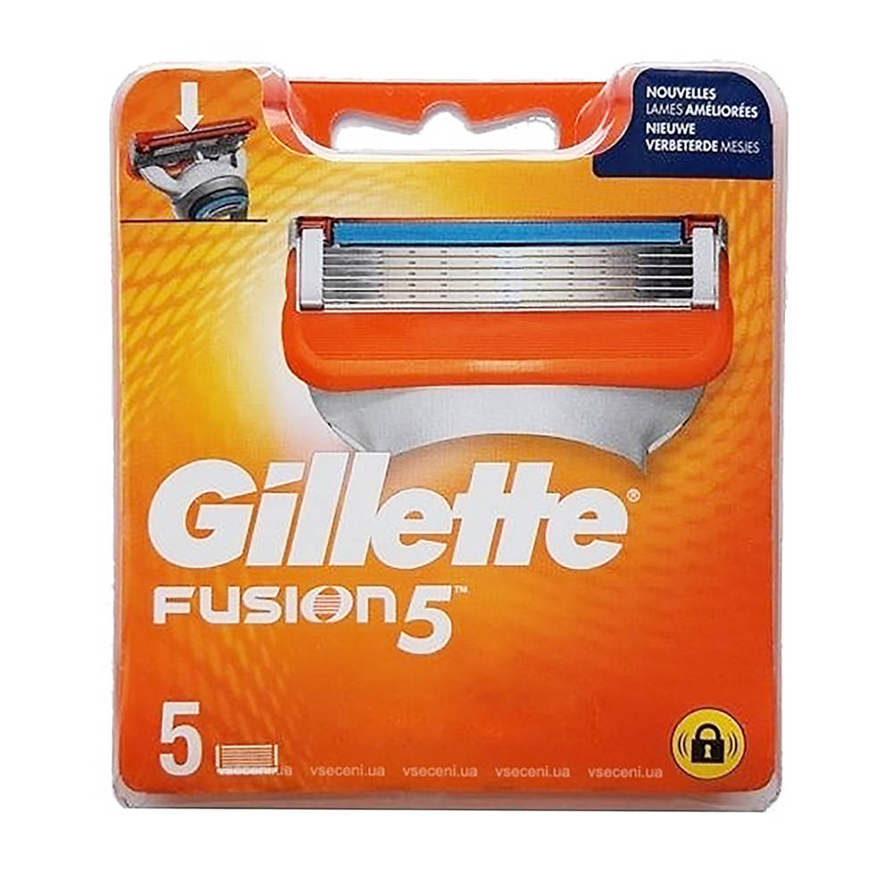 

Сменные картриджи Gillette Fusion 5 шт (7702018458967)