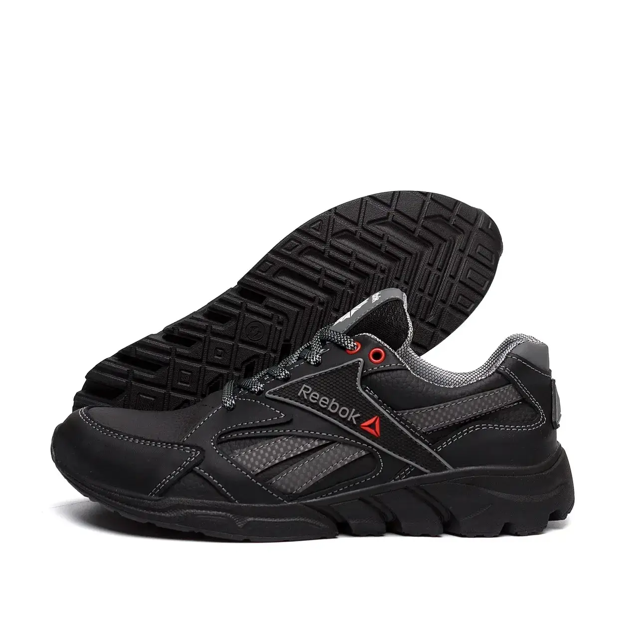 

Мужские кожаные кроссовки весна/осінь Reebok Classic Black 45, Черный