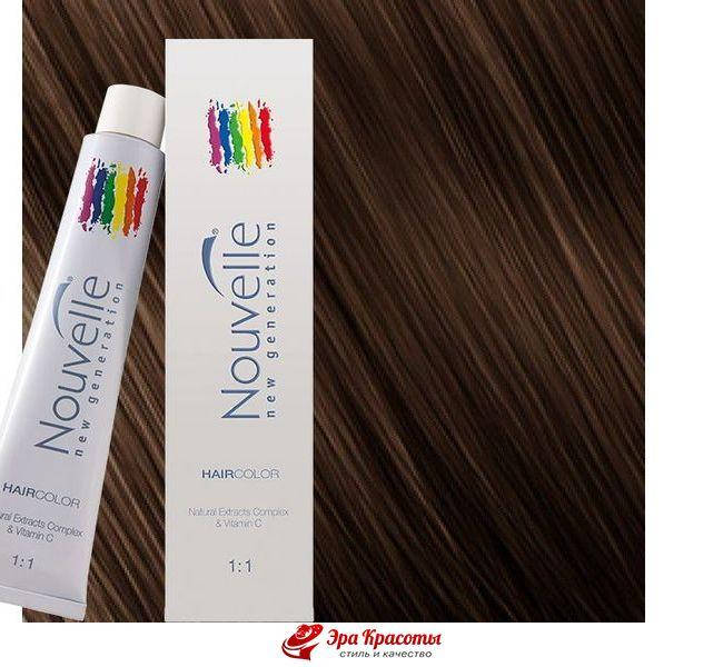 

Крем-краска для волос 5.0 Насыщенный светло-коричневый Nouvelle Hair Color, 100 мл