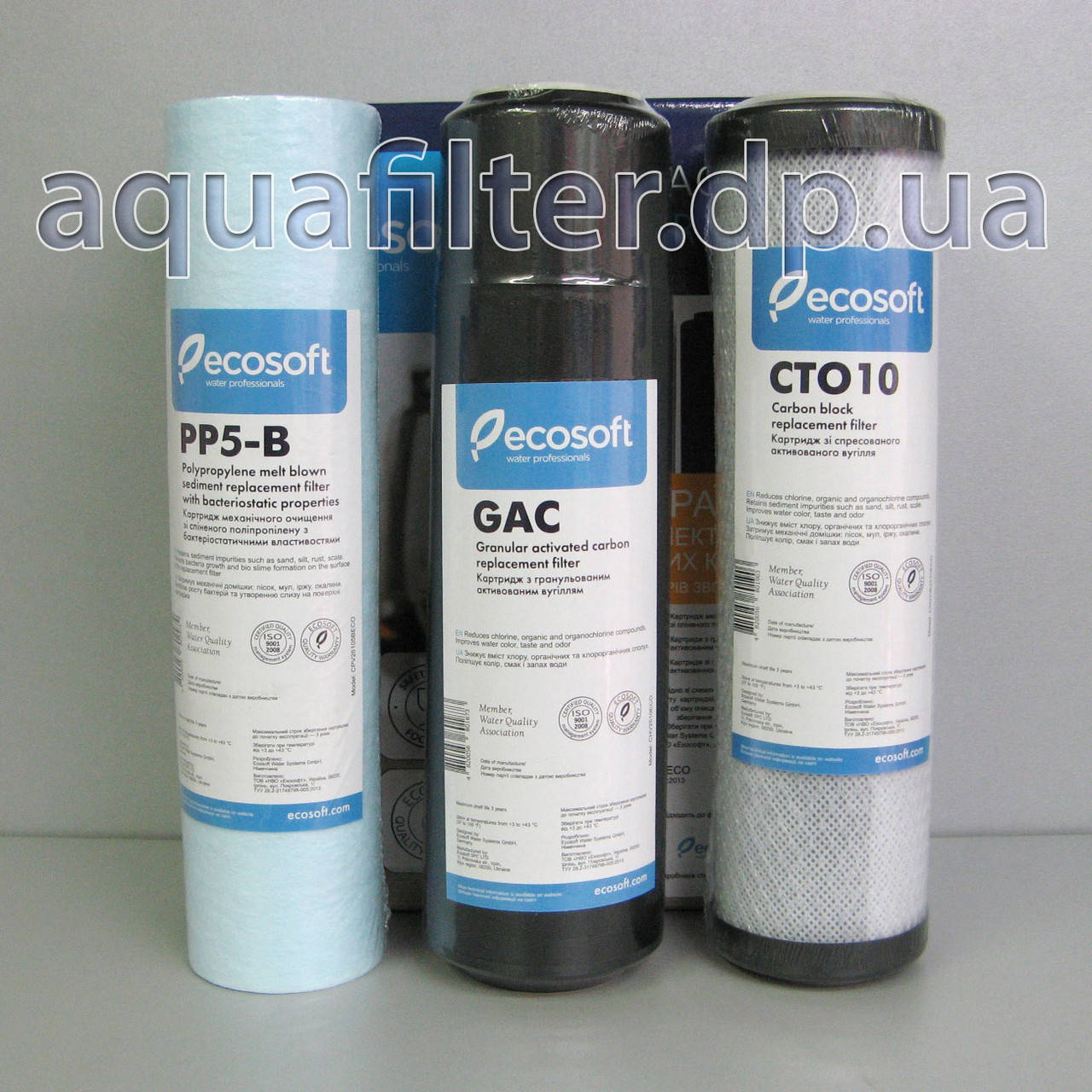 

Улучшенный комплект картриджей Ecosoft 1-2-3 (НАША ВОДА Absolute)