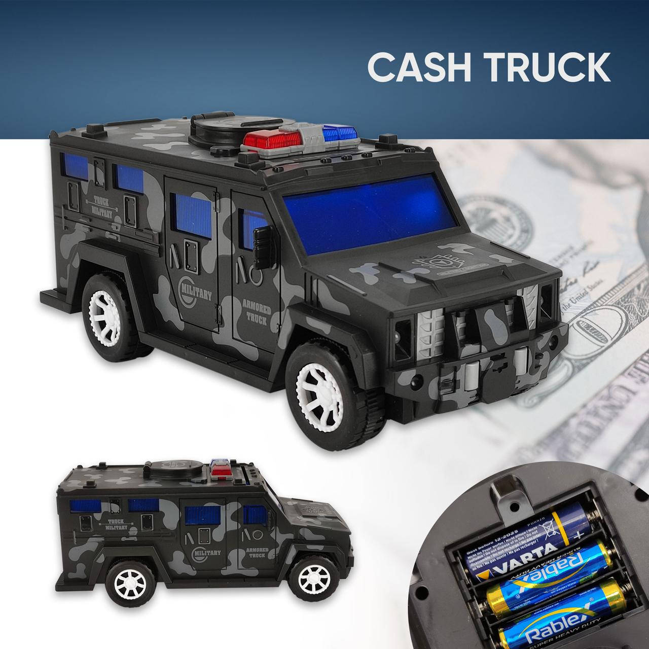 

Детский сейф копилка Military Car Safe Box копилка для денег детская, Хаки