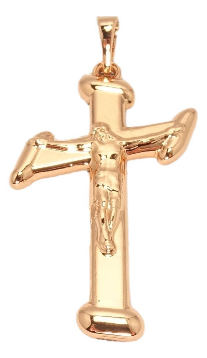 

Кулон Xuping Позолота РО "Декоративный Крест с Распятием"