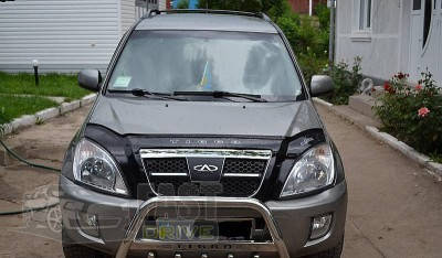 

ДЕФЛЕКТОР КАПОТА, МУХОБОЙКА CHERY TIGGO (T11) 2005-2010 VIP TUNING