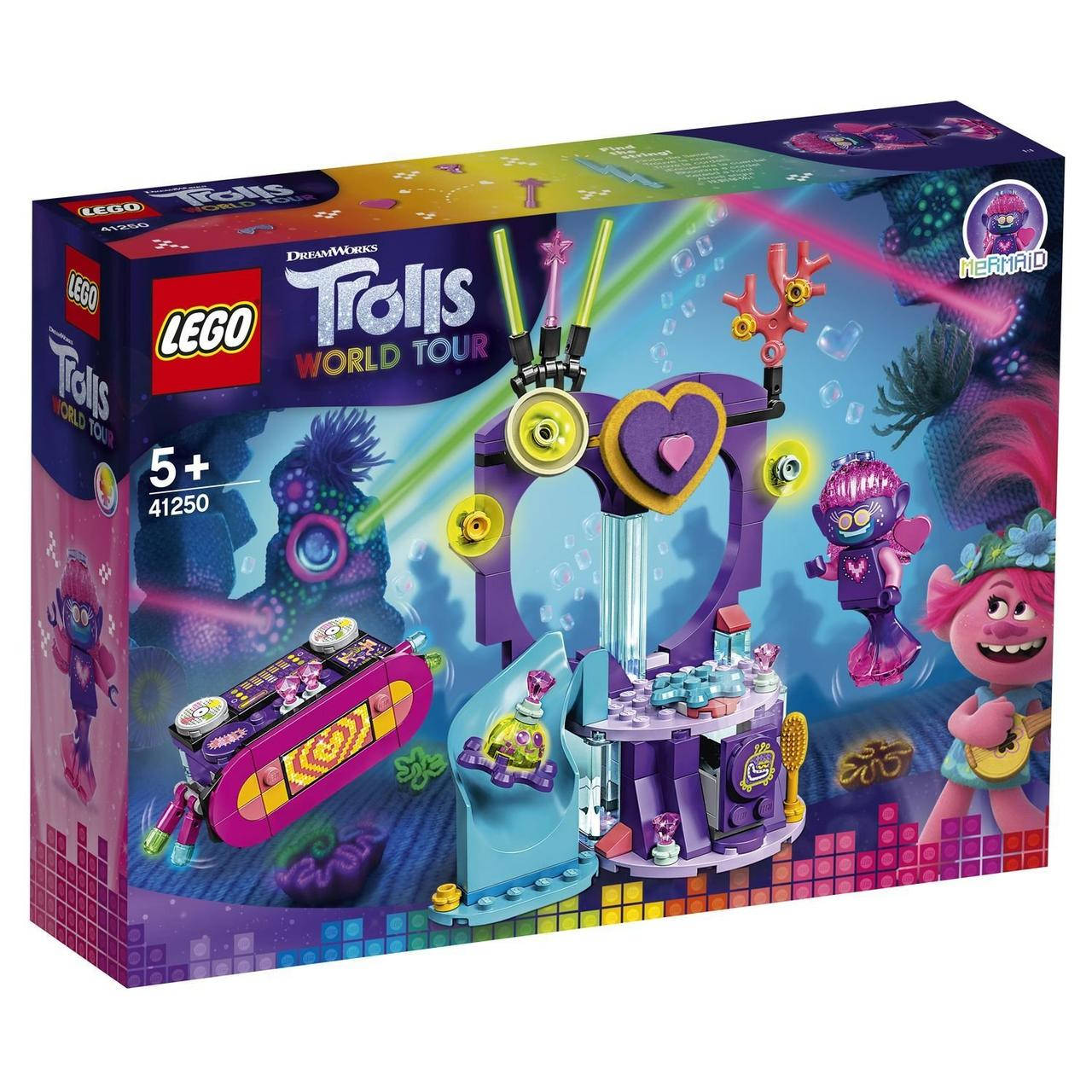 

LEGO ЛЕГО Trolls Танцевальная техно-вечеринка на рифе 41250