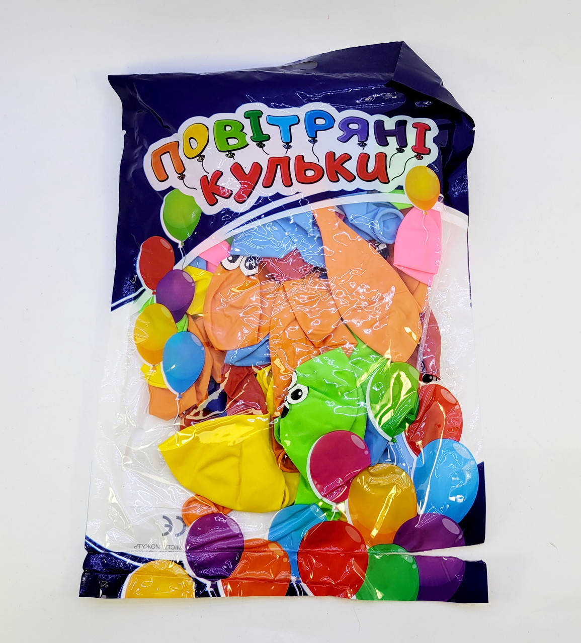 

Воздушные шарики смайлики МК 1039-12 набор