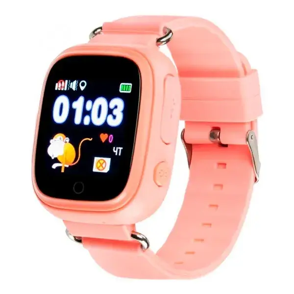 

Смарт-часы детские Gelius Pro GP-PK003 с GPS трекером Pink