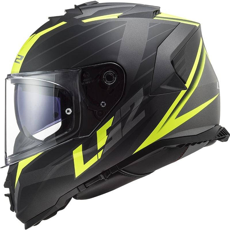 

LS2 FF800 STORM NERVE MATT BLACK H-V YELLOW (XS