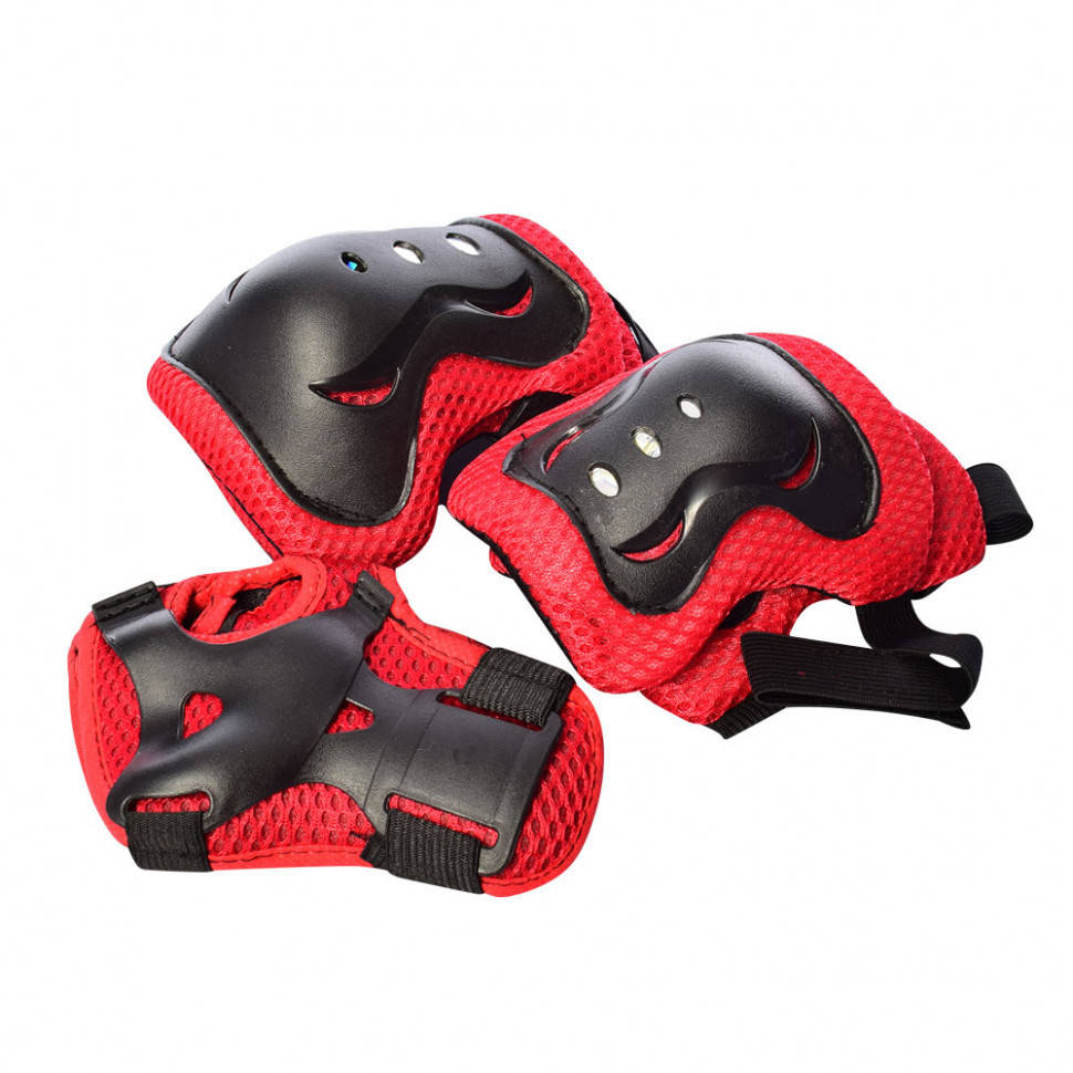 

Детская защита MS 0338-1 для коленей, локтей, запястий Красный