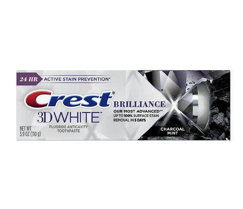

Отбеливающая зубная паста с углем Crest 3D White Brilliance Toothpaste Charcoal mint