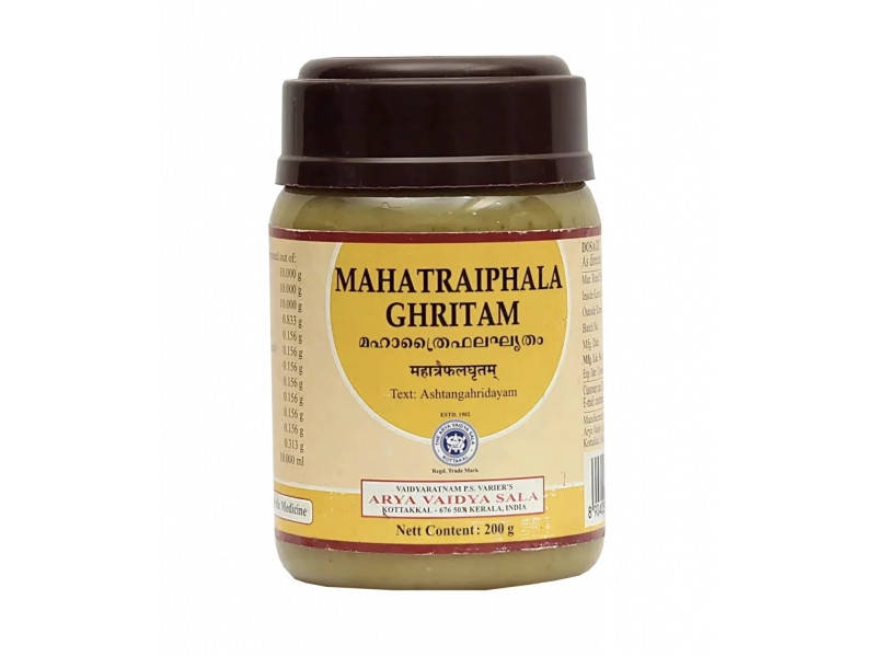 

МахаТрифала гритам 200г. Коттаккал, MahaTriphala ghritam Kottakal, забота о зрении, Аюрведа Здесь