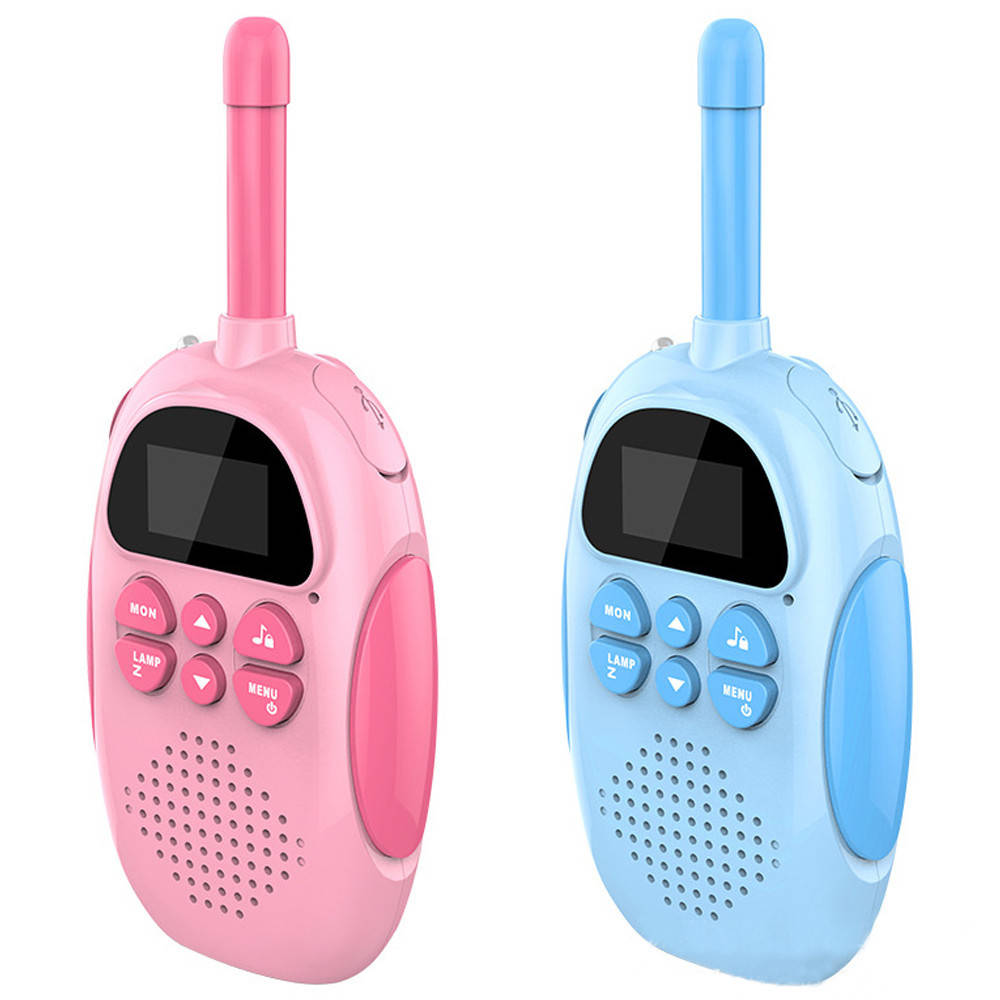 

Набор раций детских FG 591-1 Розовый/Синий 2 штуки с радиусом действия 3 км + зарядка через USB и фонарик