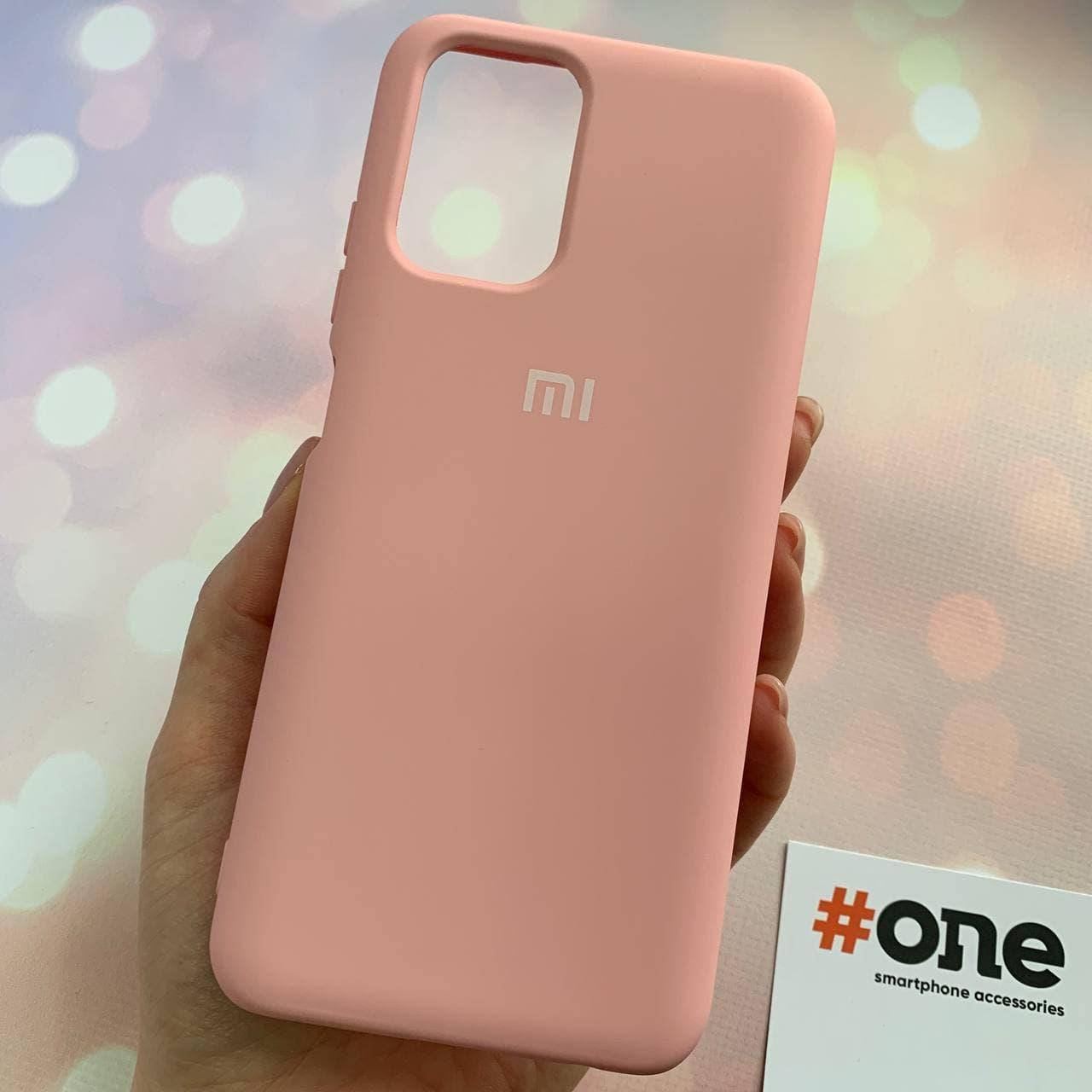 

Чехол для Xiaomi Redmi Note 10 с микрофиброй бархатный плотный чехол на телефон сяоми нот 10 розовый Full