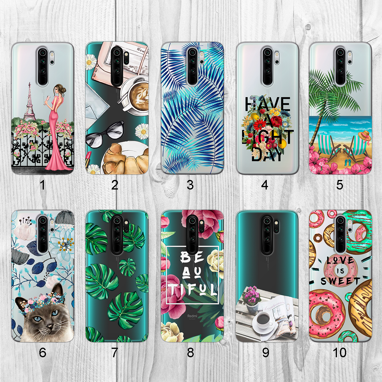 

Силиконовый чехол с рисунком для Xiaomi Redmi Note 8 Pro (new collection)