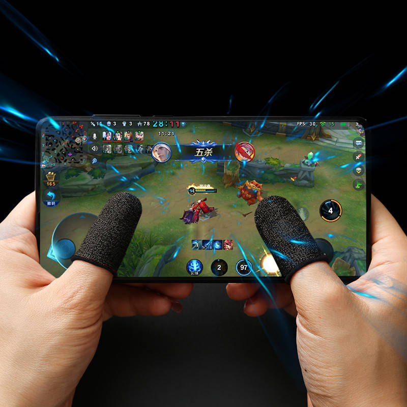 

Напальчники FlyTouch игровые для смартфона Черные Pubg COD, Черный