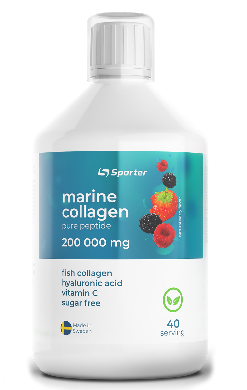 

Гидролизованный рыбный коллаген Sporter Collagen 200 000 (fish) (sugar free) - 500 мл